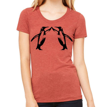 penguin high five t-shirt for women